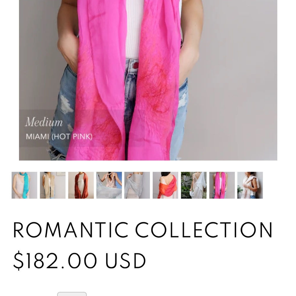 Christa Louise Silk Scarf Wrap